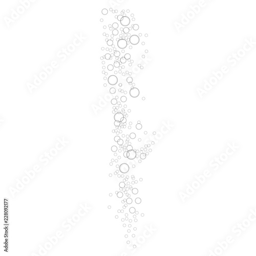 Wash bubble icon. Realistic illustration of wash bubble vector icon for web design