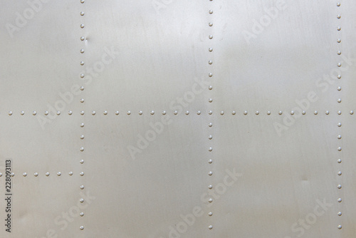 metal aluminum surface of the aircraft fuselage texture