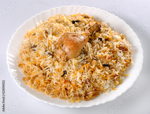 Hyderabadi Chicken Biryani: