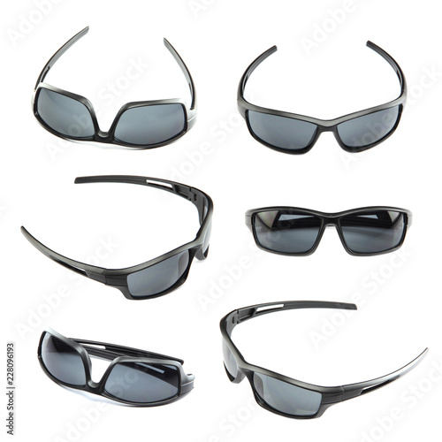 Sunglasses of men fashion set.
