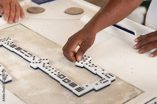 playing domino Calle ocho photo