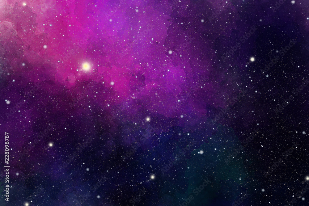 Watercolor abstract background with space