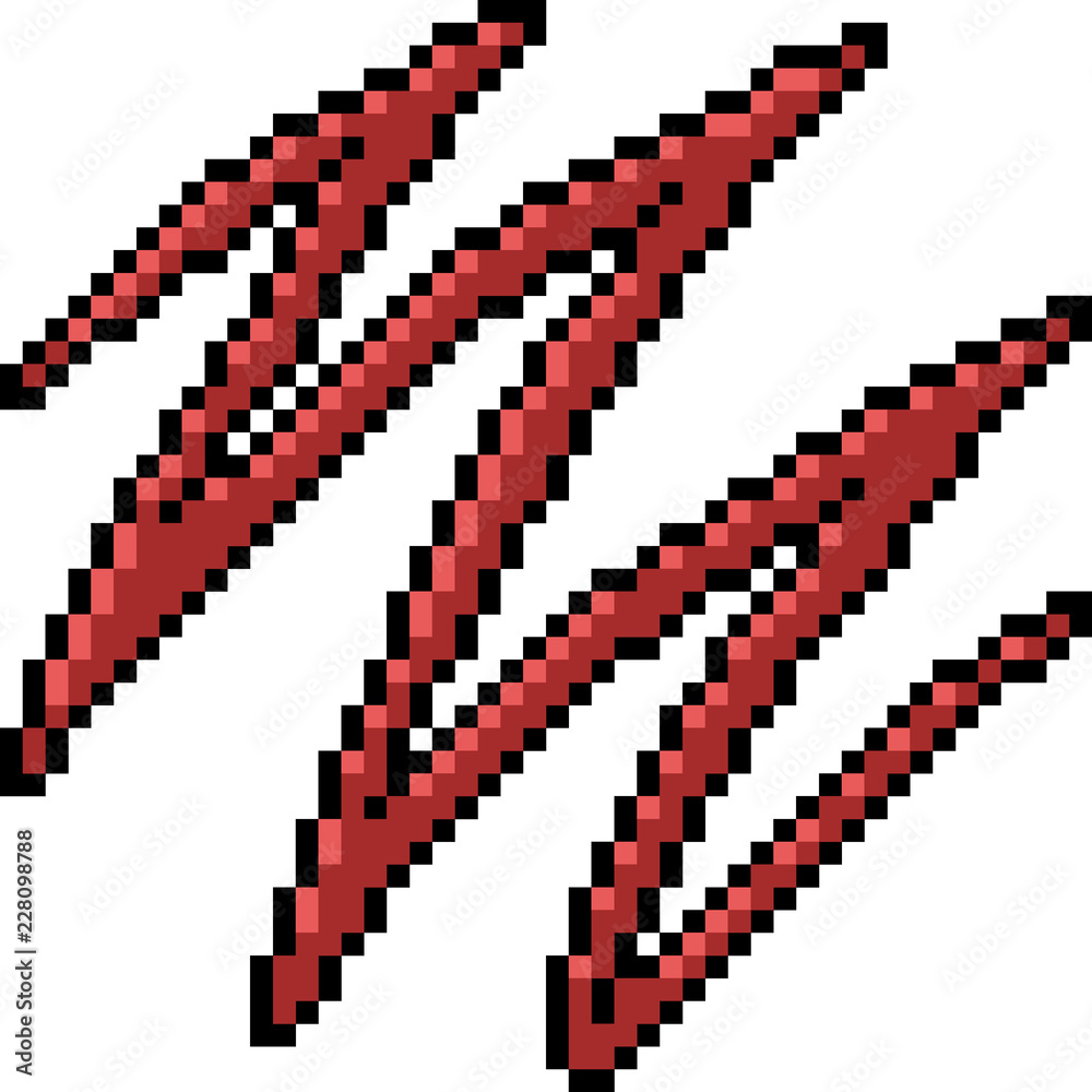 vector pixel art graphic effect