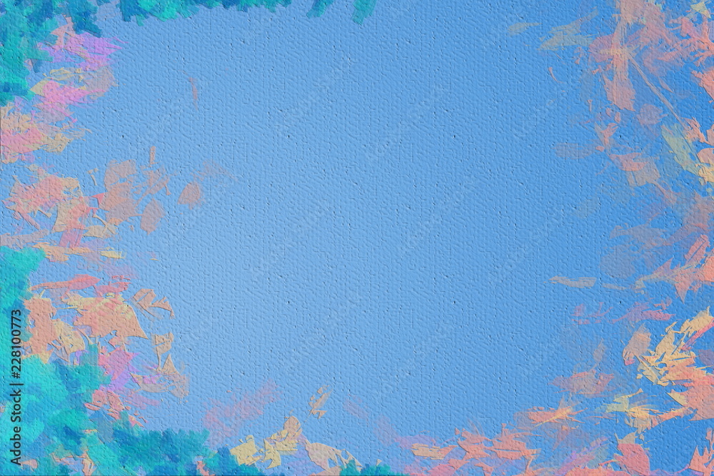 Obraz premium Vivid paint close up texture background with vibrant colorful creative patterns and dynamic strokes. With colors for creativity, imaginative ideas. Suitable for print, web, posters.