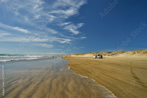 Bild auf Leinwand 90 mile beach New Zealand