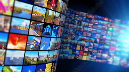 Streaming media technology and multimedia concept