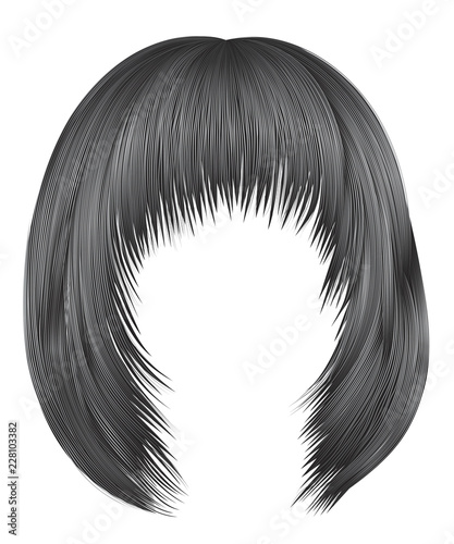 trendy hairs gray colors . kare fringe . beauty fashion