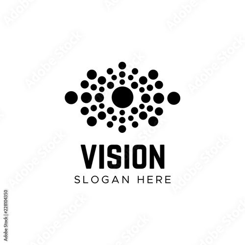 Camera eye logo. Eye Care logo designs vector