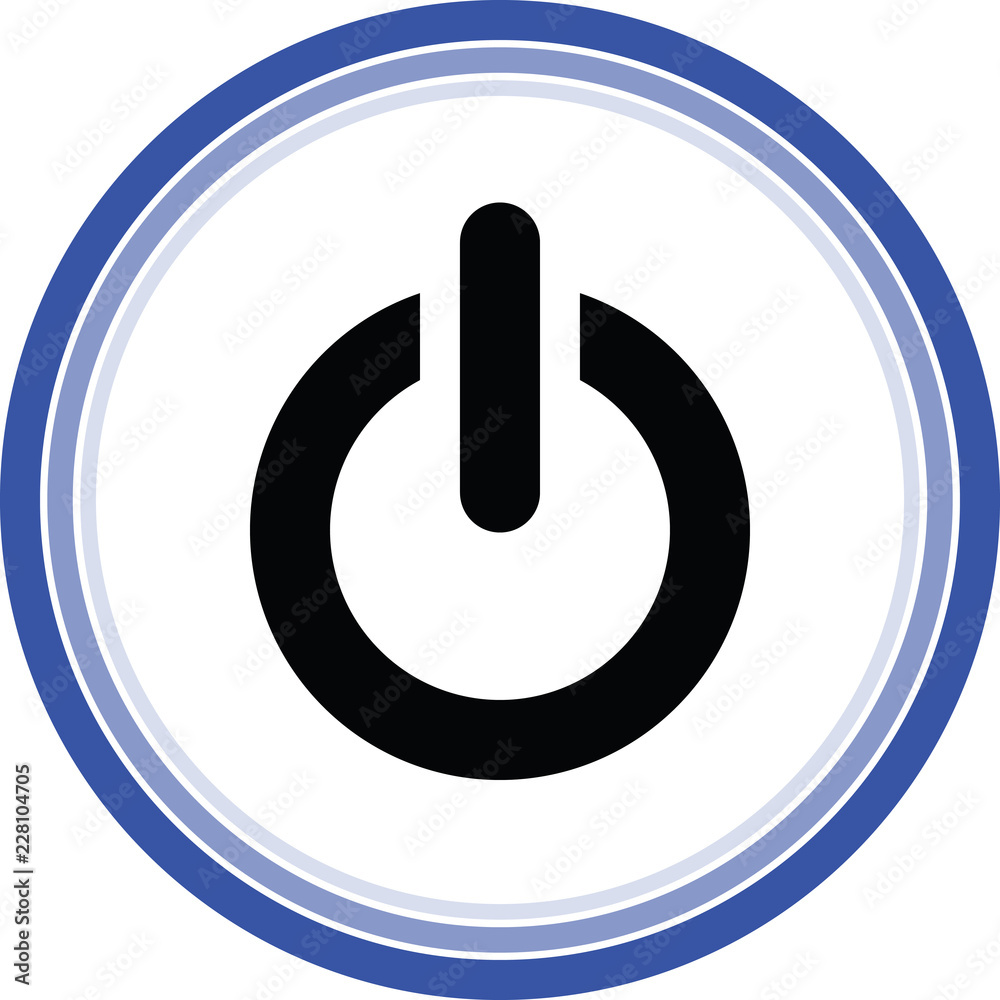 power button web icon power button web icon