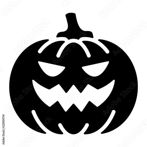 Halloween Icon - Kürbiskopf