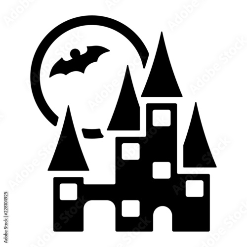 Halloween Icon - Schloss