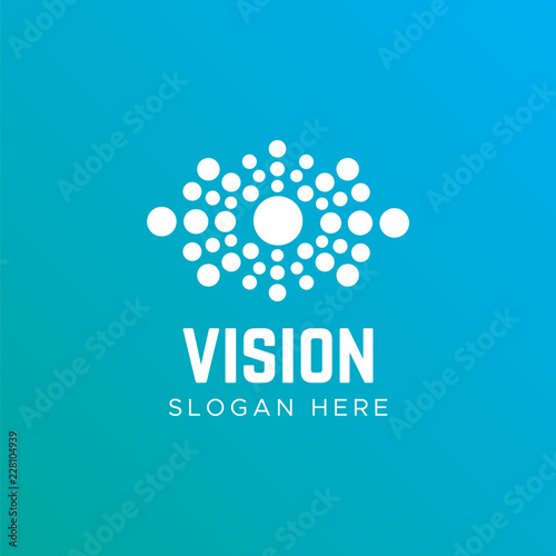 Eye vector logo design idea. Eye Health logo template
