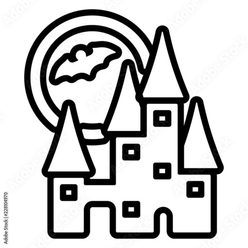 Halloween Icon - Schloss