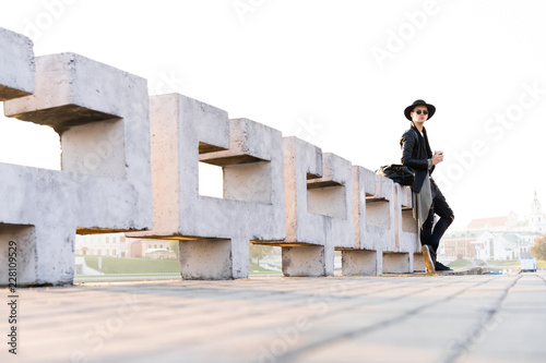 Wallpaper Mural Fashion outdoor photo of stylish handsome man with sunglasses Torontodigital.ca