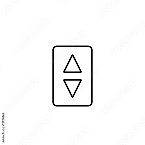 Elevator buttons panel with arrows. Clipart image isolated on white background Free Download Elevator buttons panel with arrows. Clipart image isolated on white background - GFXLoad