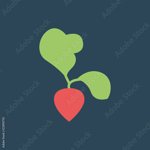 Silhouette icon beets