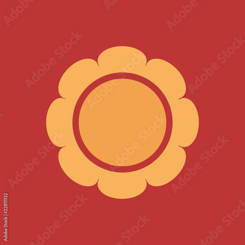 Silhouette icon patisson