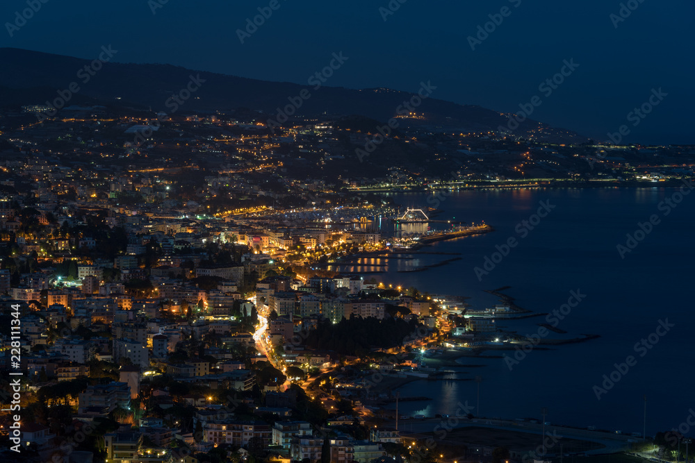 Italian Riviera, Sanremo by night