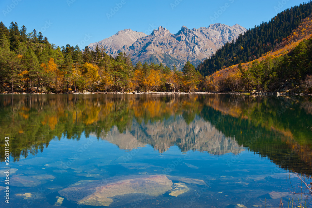 Lake in the Dombai mountains - the 3rd Baduk lake.