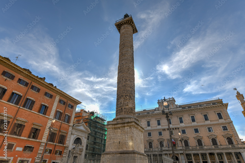 Marcus Aurelius Column - Rome, Italy