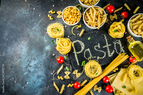 Italian pasta assortment