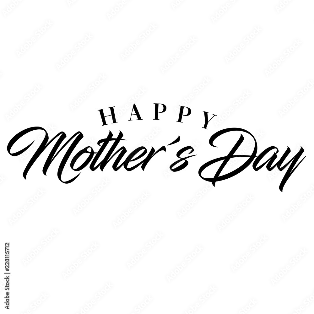 Mother's day calligraphy background