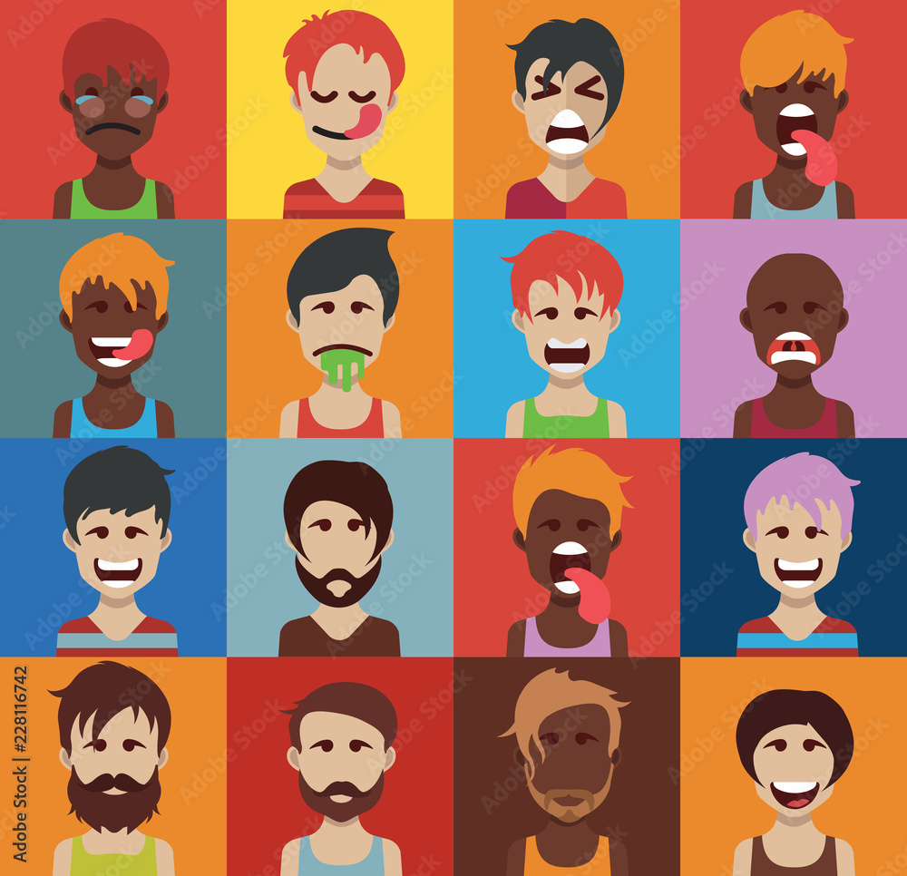People avatars, Vector women, men avatar People avatars, Vector women, men avatar