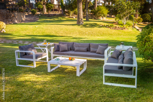 Beautiful garden furniture.