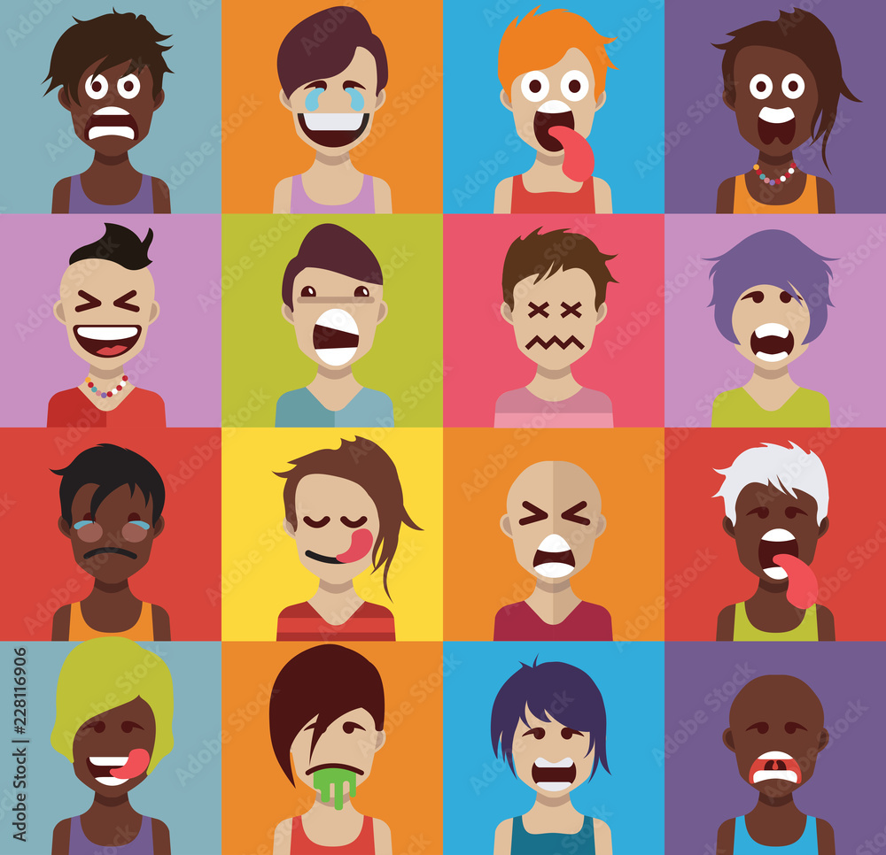 People avatars, Vector women, men avatar People avatars, Vector women, men avatar