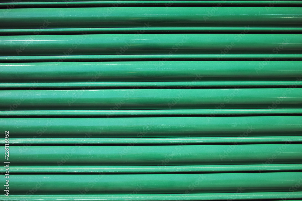green metal wall texture