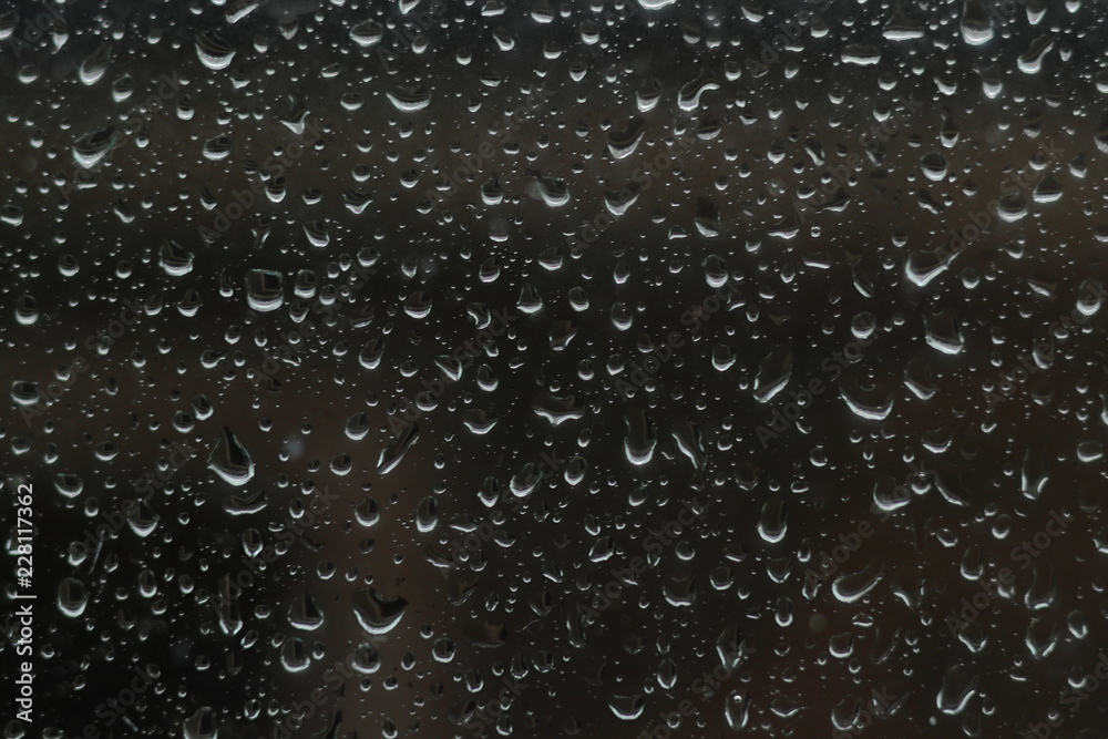 Fototapeta premium Water on the window