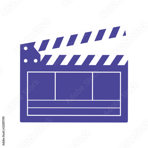 clapperboard production movie film