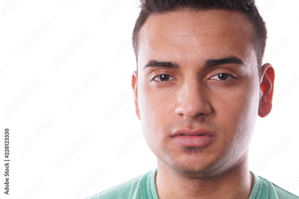 Fototapeta premium close-up portrait of a young turkish man