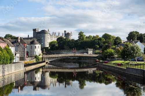 Kilkenny Castle, panorama from the bridge, Ireland