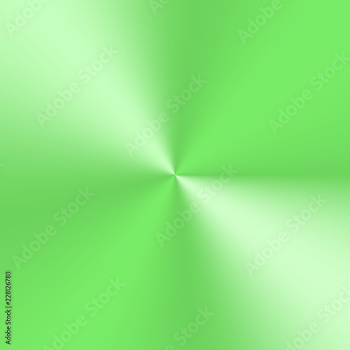 Green conical gradient with the effect of a mettalic plate