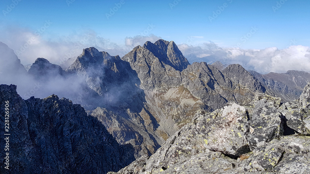 High Tatra, Poland, view from Skrajny Granat