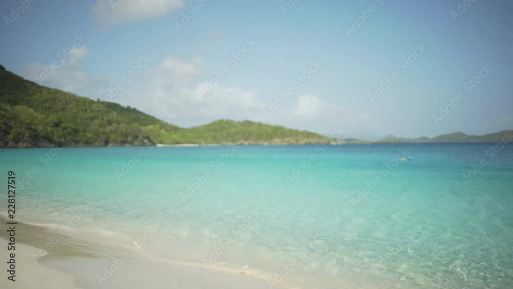 Background Plate of Blue Caribbean ocean on a partly cloudy day for green screen Background Plate of Blue Caribbean ocean on a partly cloudy day for green screen