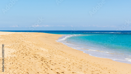 cadiz beach on a sunny day  andalucia