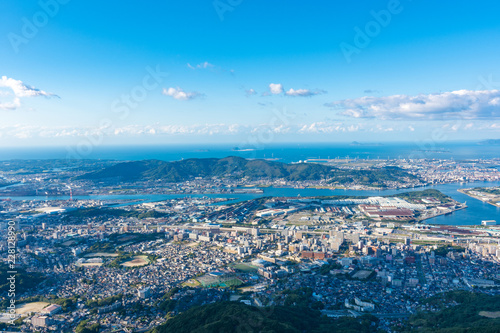 皿倉山展望台からの眺め