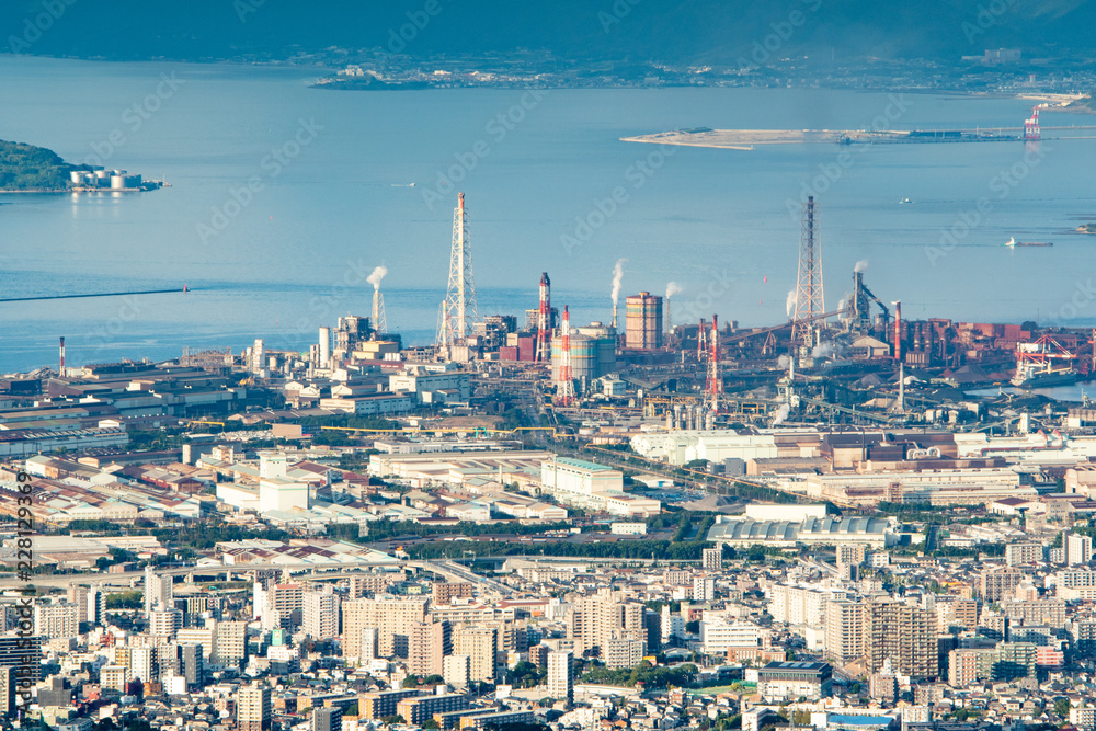 Obraz premium 皿倉山展望台からの眺め