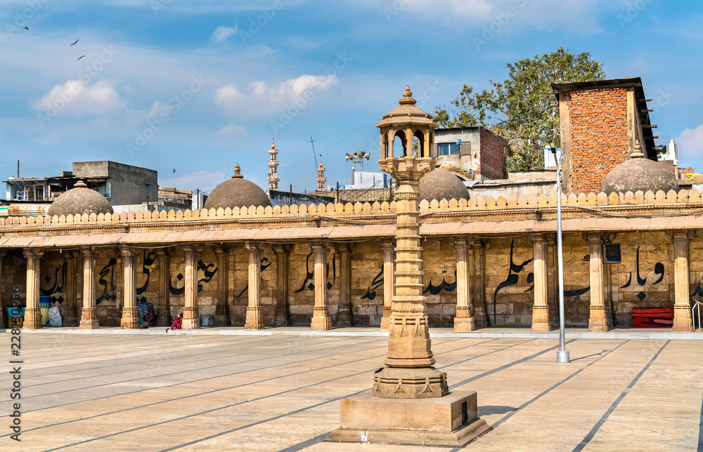 Fototapeta premium Jama Mosque, the most splendid mosque of Ahmedabad - Gujarat, India