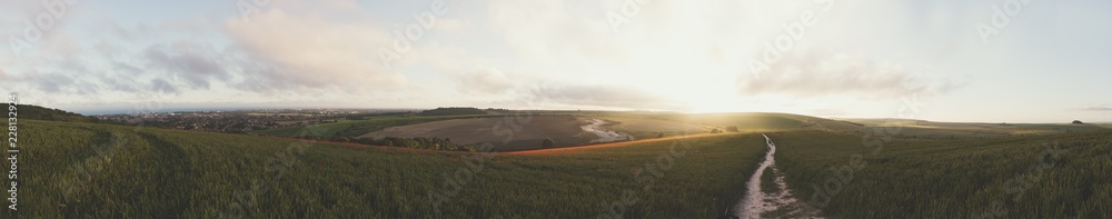 Fototapeta premium sunset panorama