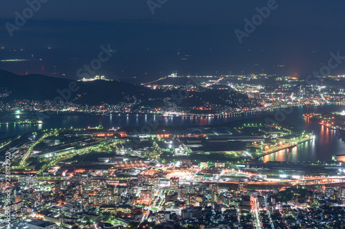 新日本三大夜景（皿倉山展望台）