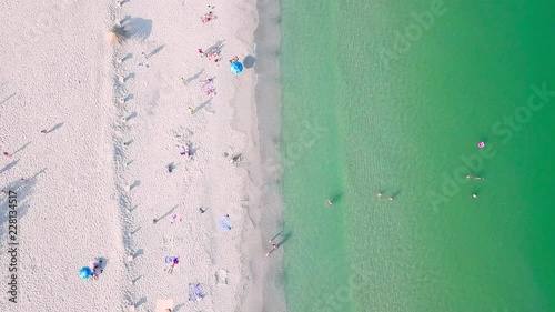 Aerial Front View Of Beach In Odessa