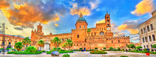 Palermo Cathedral, a UNESCO world heritage site in Sicily, Italy photo