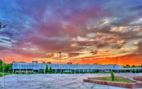 Central Post Office in Navoi, Uzbekistan photo