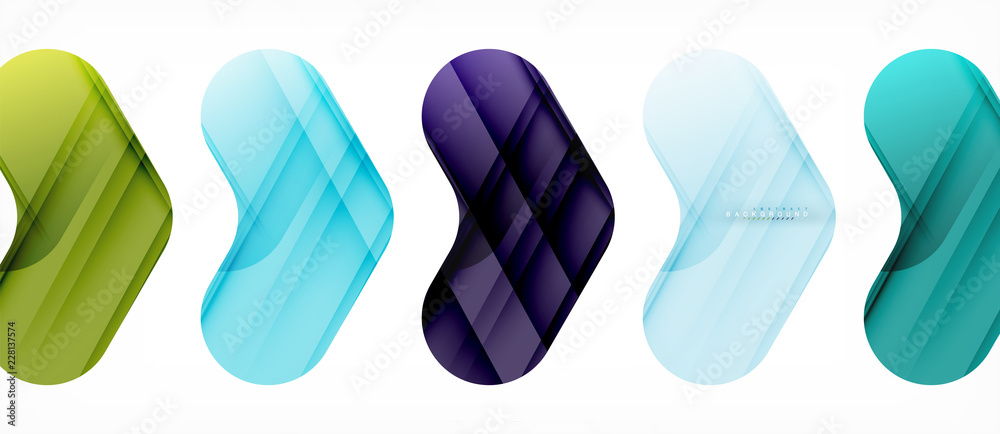 Colorful glossy arrows abstract background Colorful glossy arrows abstract background