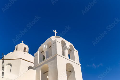 Small church on the island of Santorini, Greece