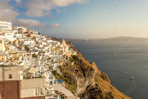 Greece Santorini island cityscape