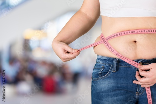 Obesity overweight diabetes fitness abdomen adult background photo